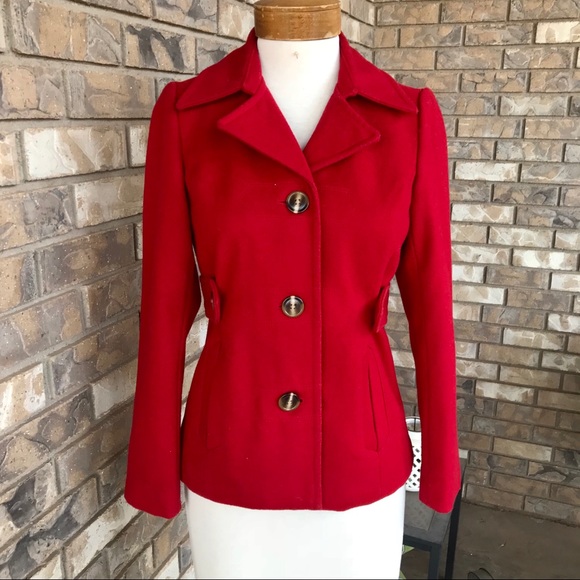 GAP Jackets & Blazers - Gap wool red coat Wm XS